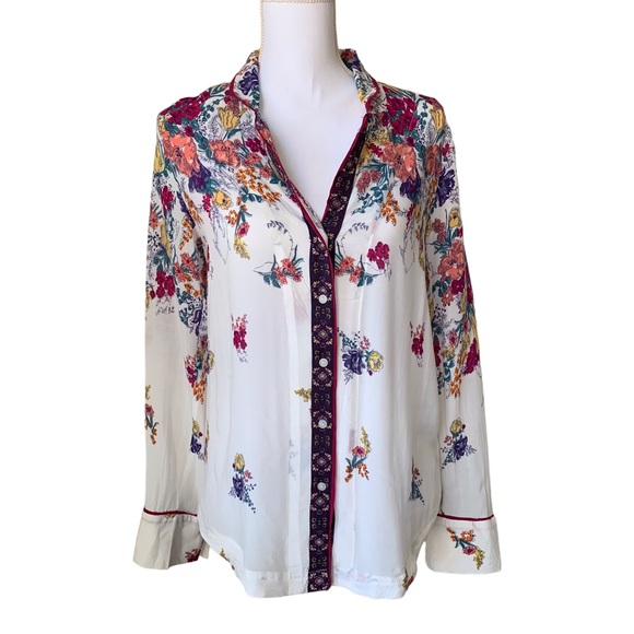 ANTHROPOLOGIE FLOREAT SWEET DREAMS BUTTON DOWN SHIRT - Picture 12 of 16